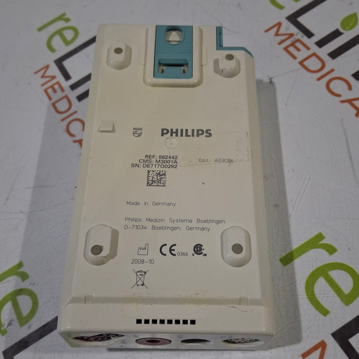 Philips M3001A-A03C06 Masimo SpO2, NIBP, ECG, Temp, IBP MMS Module