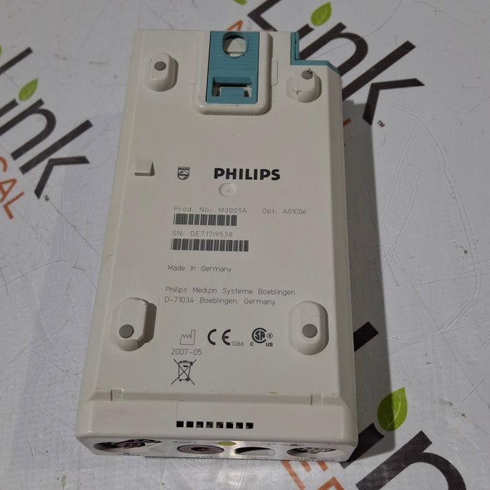 Philips M3001A-A01C06 Fast SpO2, NIBP, ECG, Temp, IBP MMS Module