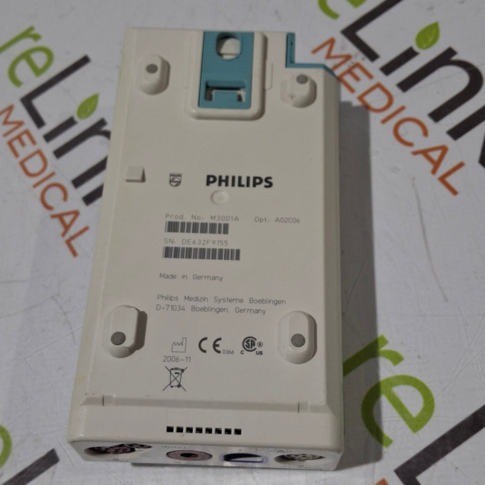 Philips M3001A-A02C06 OxiMax SpO2, NIBP, ECG, Temp, IBP MMS Module
