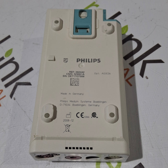 Philips M3001A-A03C06 Masimo SpO2, NIBP, ECG, Temp, IBP MMS Module