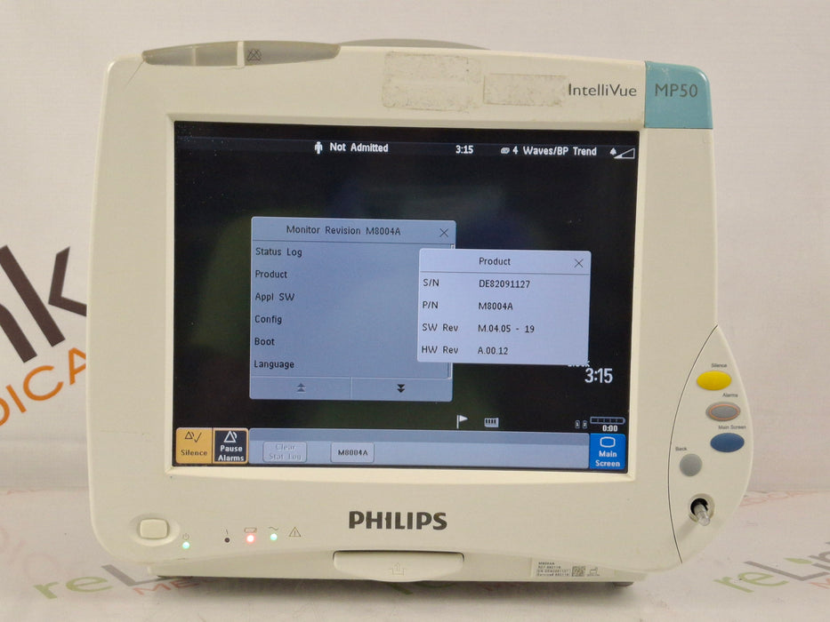 Philips IntelliVue MP50 Patient Monitor