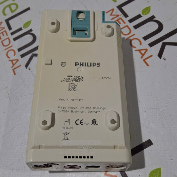 Philips M3001A-A03C06 Masimo SpO2, NIBP, ECG, Temp, IBP MMS Module