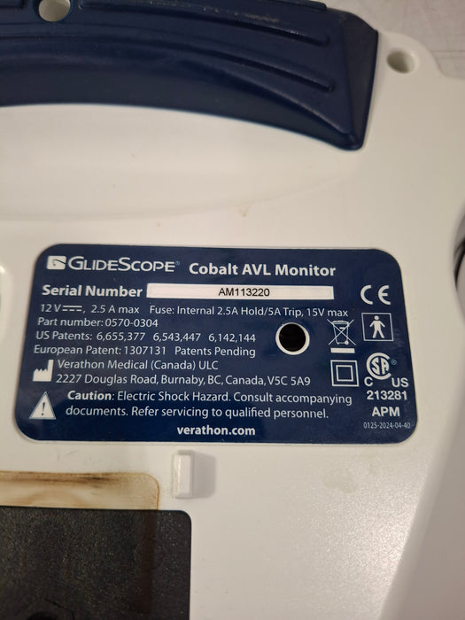 Verathon Medical, Inc Glidescope Cobalt AVL Video Laryngoscope