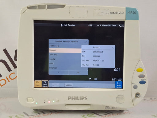 Philips Philips IntelliVue MP50 Patient Monitor Patient Monitors reLink Online