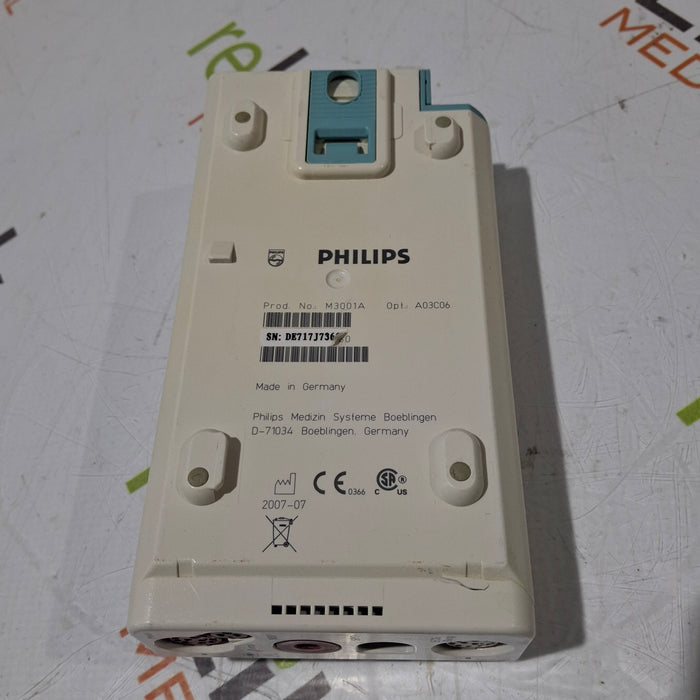 Philips M3001A-A03C06 Masimo SpO2, NIBP, ECG, Temp, IBP MMS Module