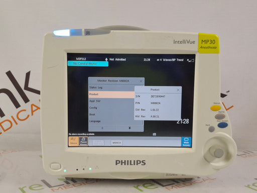 Philips Philips IntelliVue MP30 - Anesthesia Patient Monitor Patient Monitors reLink Online