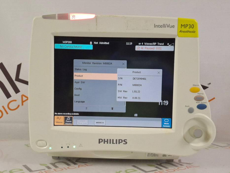 Philips IntelliVue MP30 - Anesthesia Patient Monitor