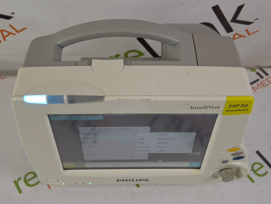 Philips IntelliVue MP30 - Anesthesia Patient Monitor