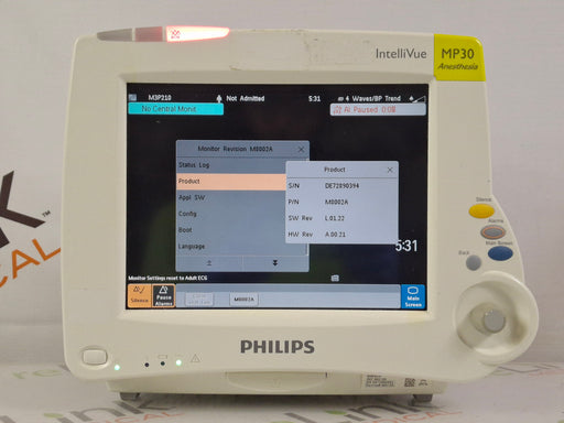 Philips Philips IntelliVue MP30 - Anesthesia Patient Monitor Patient Monitors reLink Online