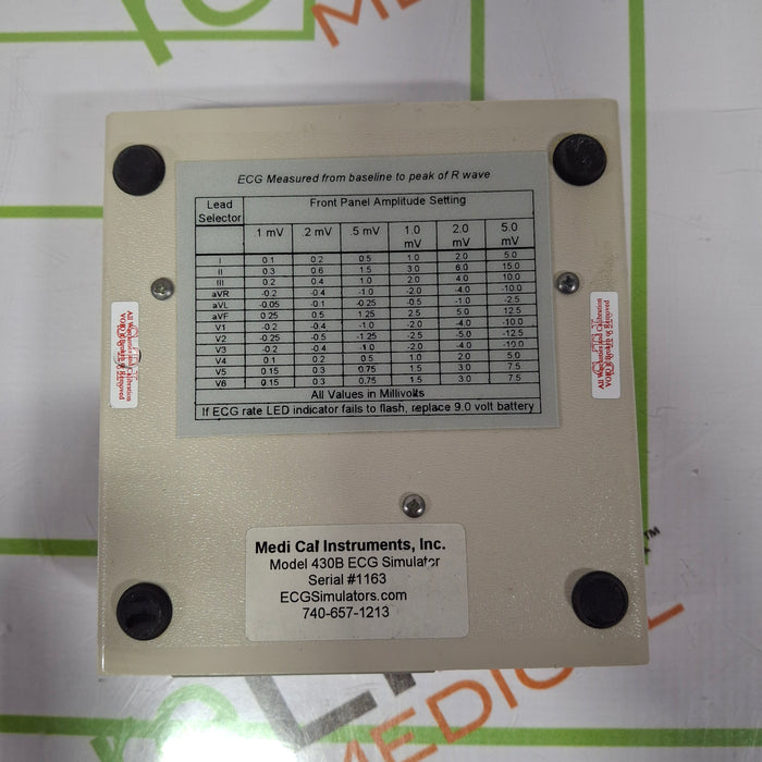 Medi Cal Instruments Model 430B ECG Simulator