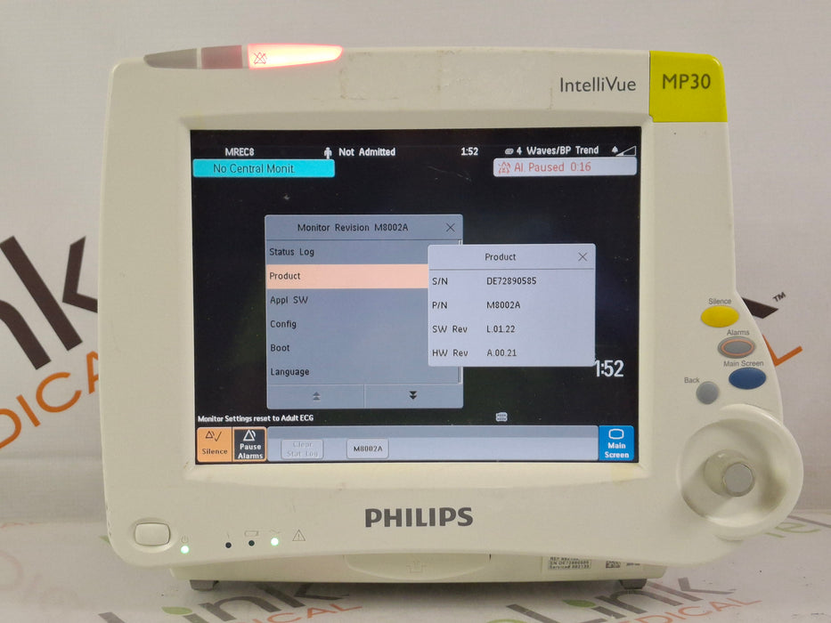 Philips IntelliVue MP30 Patient Monitor