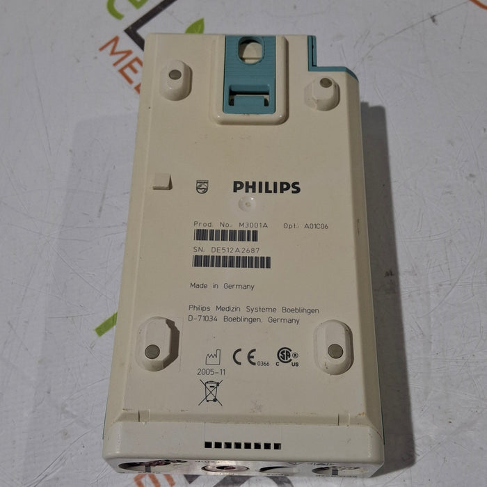 Philips M3001A-A01C06 Fast SpO2, NIBP, ECG, Temp, IBP MMS Module