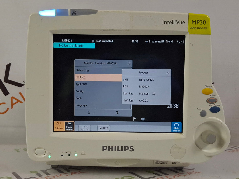 Philips IntelliVue MP30 - Anesthesia Patient Monitor
