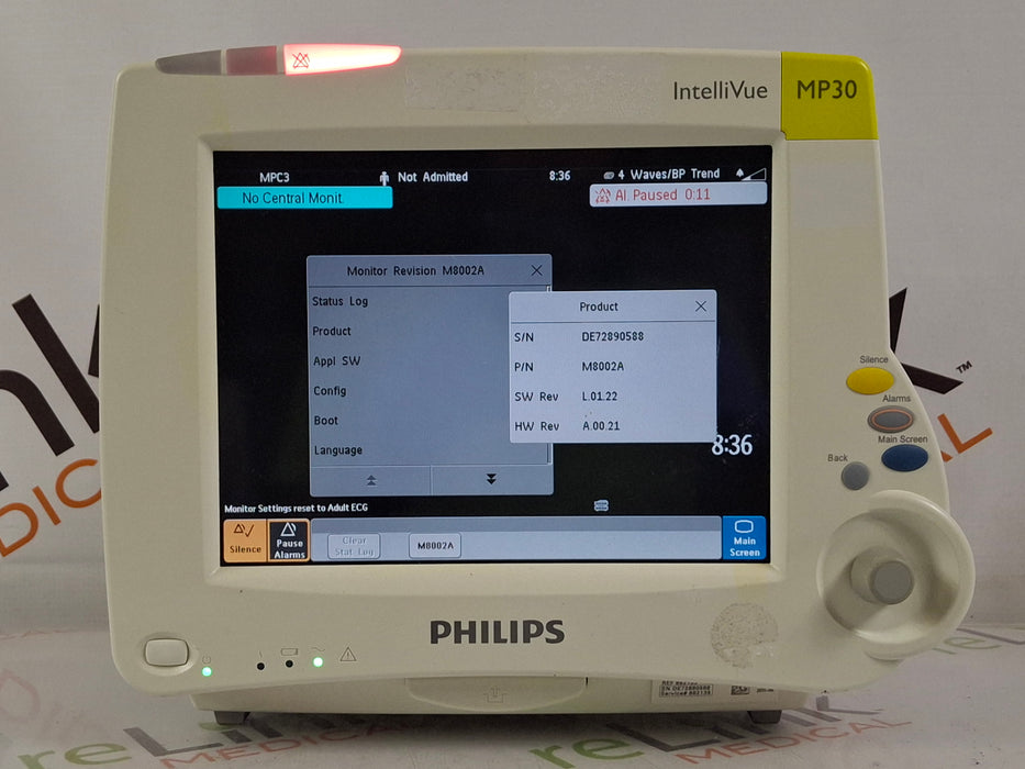 Philips IntelliVue MP30 Patient Monitor