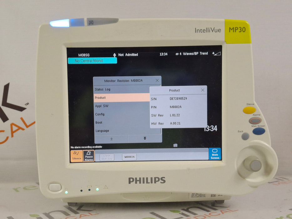 Philips IntelliVue MP30 Patient Monitor