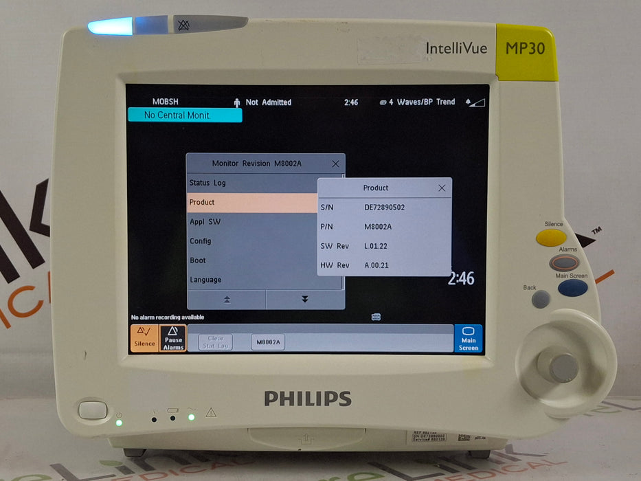 Philips IntelliVue MP30 Patient Monitor