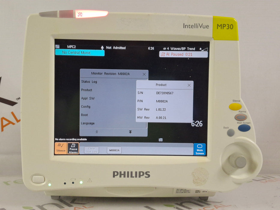 Philips IntelliVue MP30 Patient Monitor
