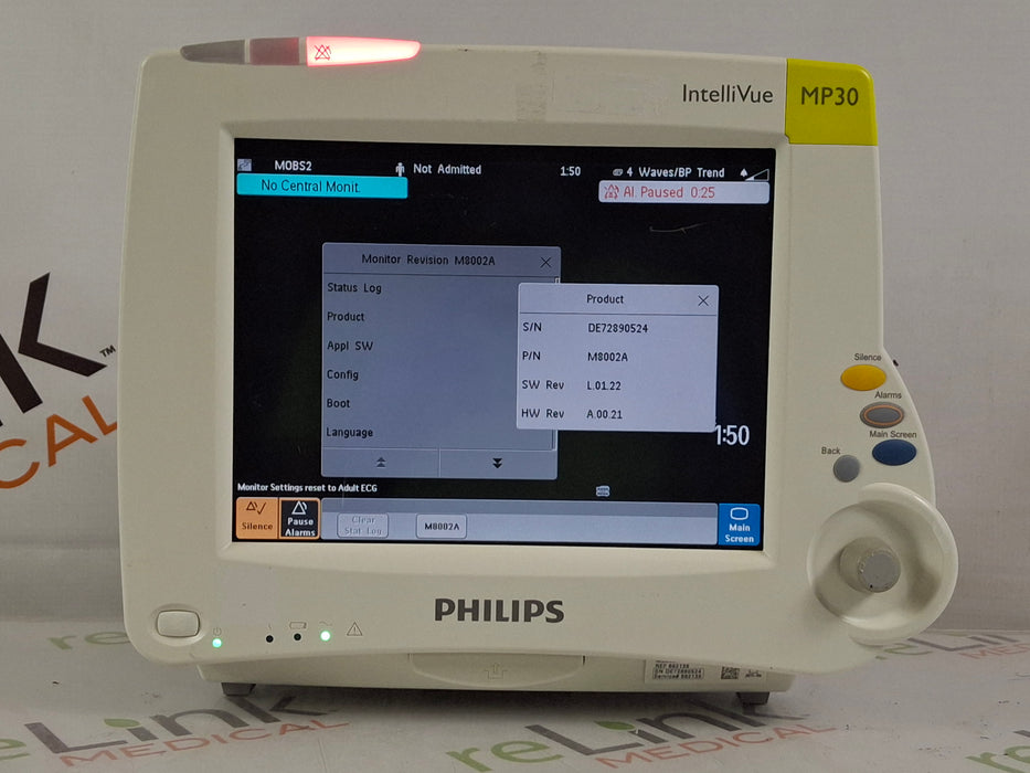 Philips IntelliVue MP30 Patient Monitor