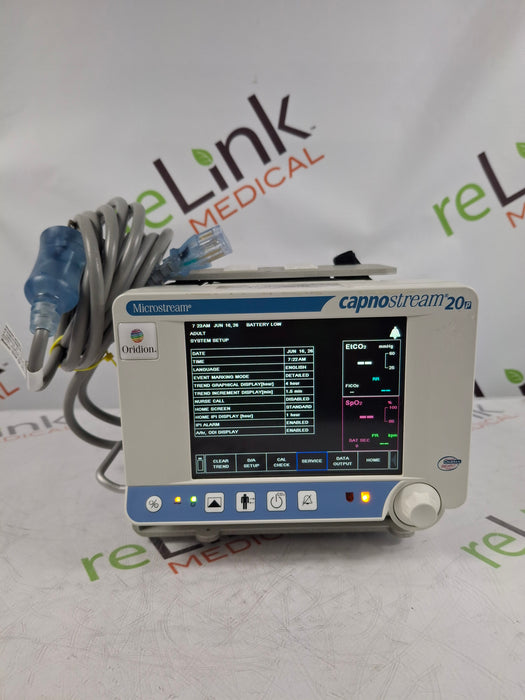 Oridion Capnostream 20P Capnography Monitor