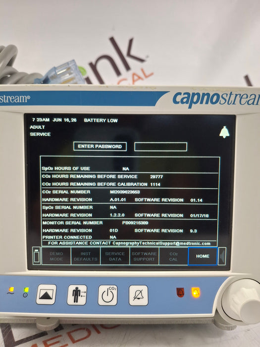 Oridion Capnostream 20P Capnography Monitor