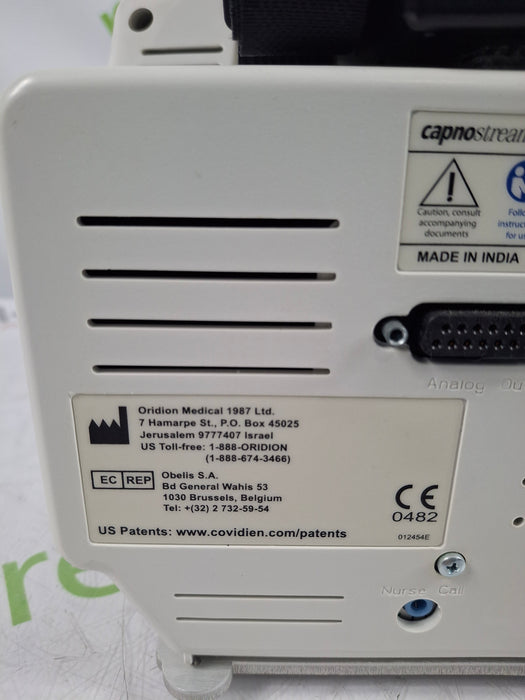 Oridion Capnostream 20P Capnography Monitor