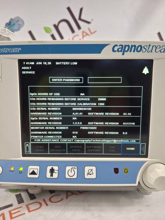 Oridion Capnostream 20P Capnography Monitor