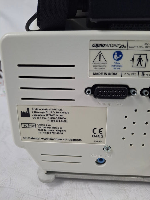 Oridion Capnostream 20P Capnography Monitor