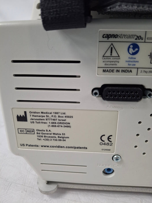 Oridion Capnostream 20P Capnography Monitor