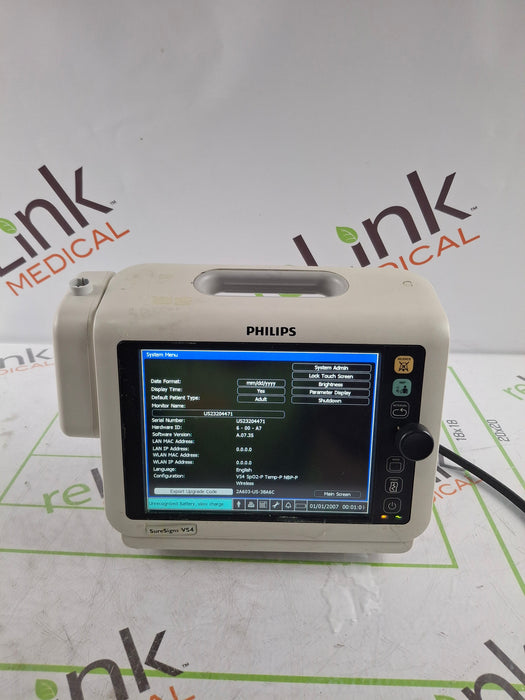 Philips SureSigns VS4 Vital Signs Monitor