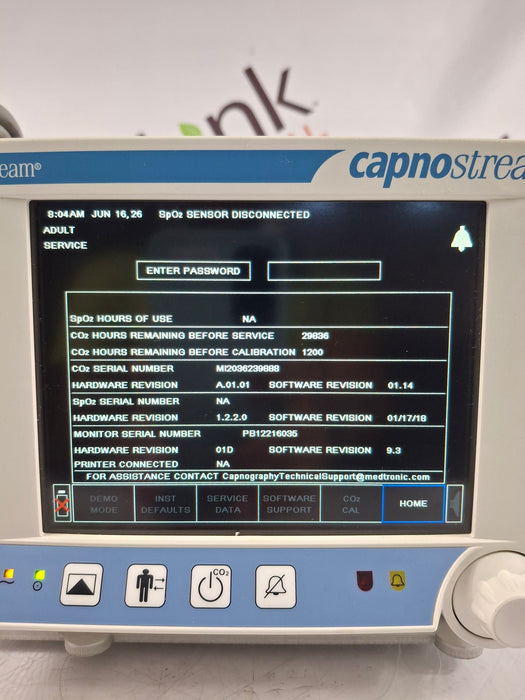 Oridion Capnostream 20P Capnography Monitor