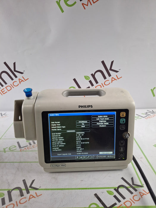 Philips SureSigns VS4 Vital Signs Monitor
