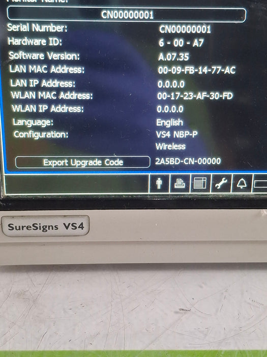 Philips SureSigns VS4 Vital Signs Monitor