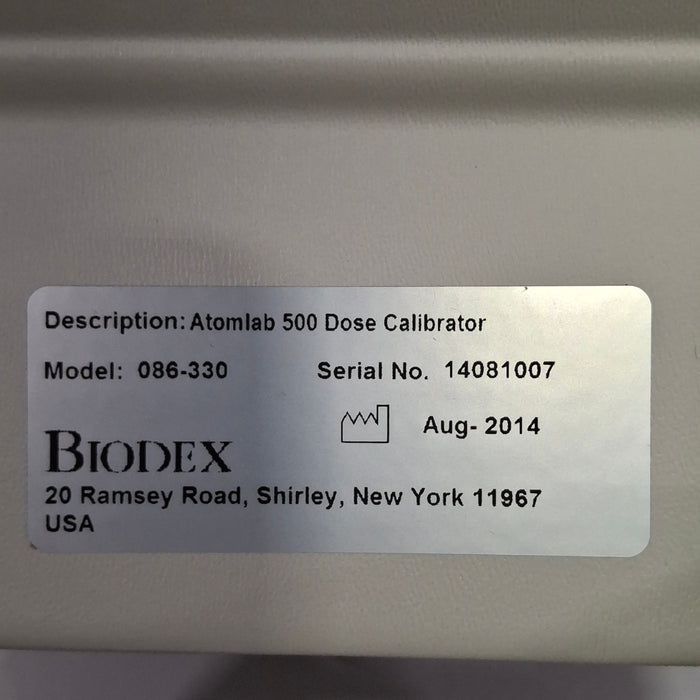 Biodex Atomlab 500 Dose Calibrator