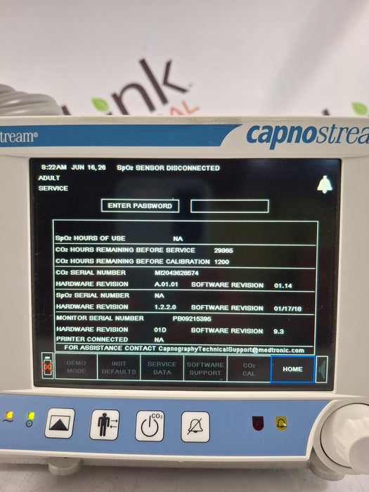 Oridion Capnostream 20P Capnography Monitor