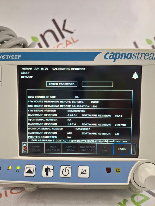 Oridion Capnostream 20P Capnography Monitor