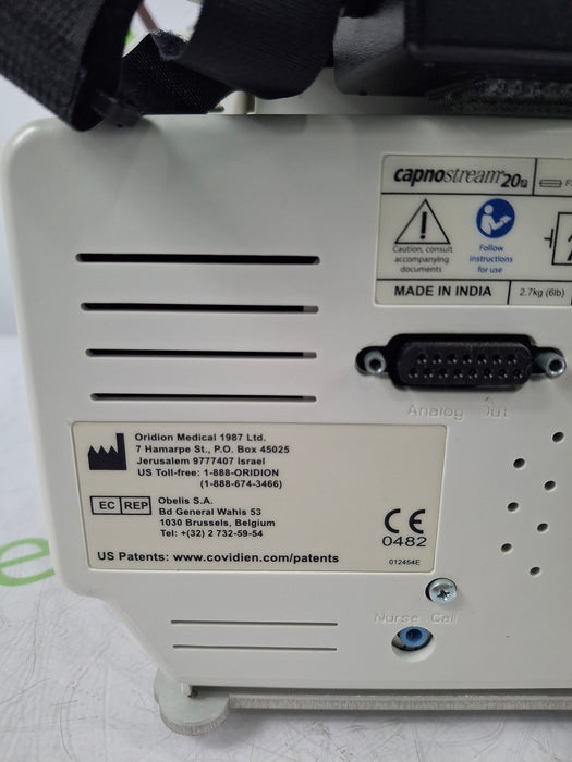 Oridion Capnostream 20P Capnography Monitor