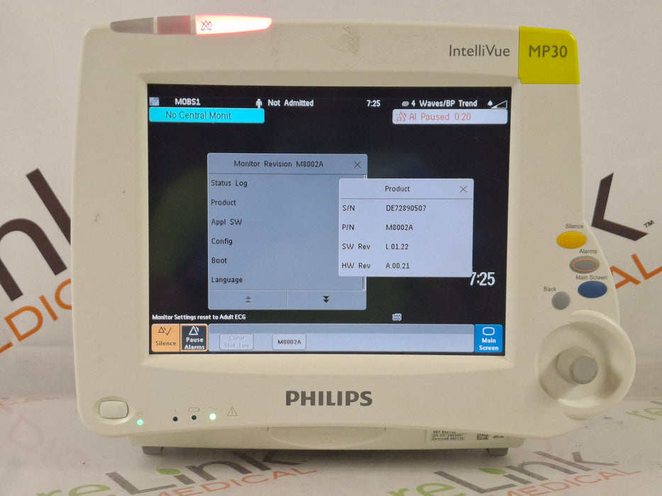 Philips IntelliVue MP30 Patient Monitor