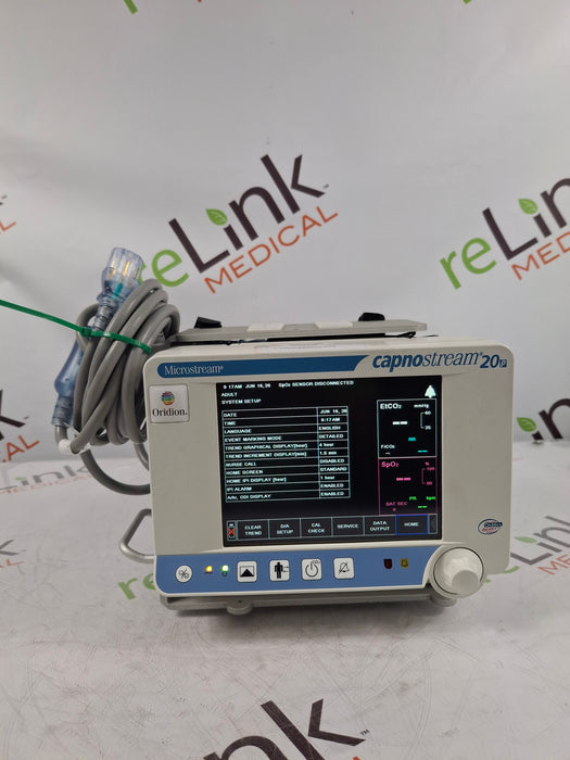 Oridion Capnostream 20P Capnography Monitor