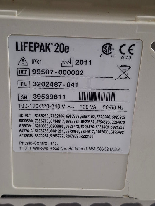 Physio-Control LifePak 20e Defibrillator