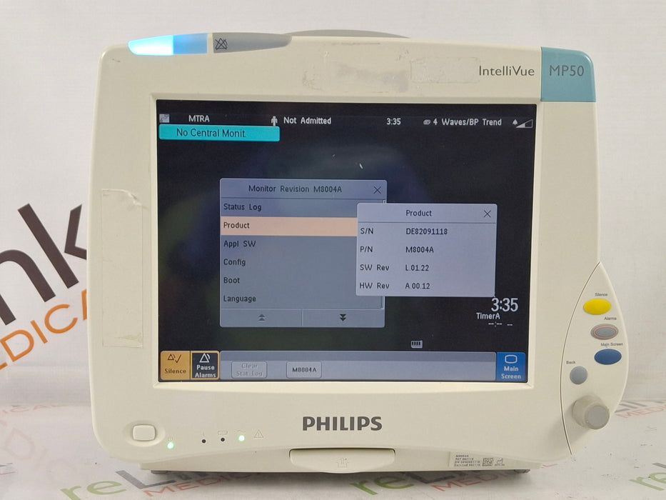 Philips IntelliVue MP50 Patient Monitor