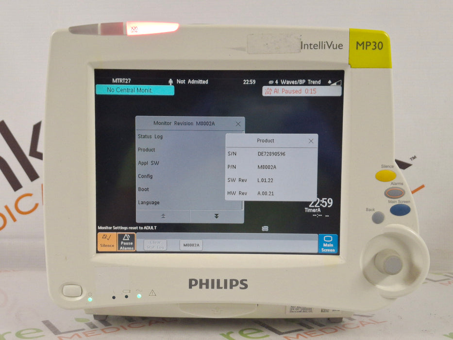 Philips IntelliVue MP30 Patient Monitor