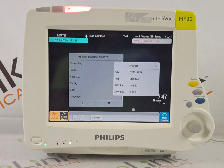Philips IntelliVue MP30 Patient Monitor