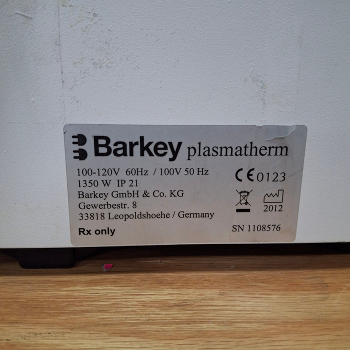 Barkey Plasmatherm Plasma Thawer