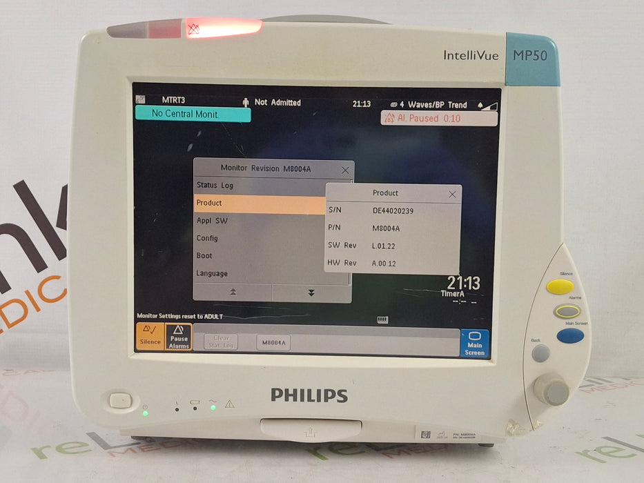 Philips IntelliVue MP50 Patient Monitor