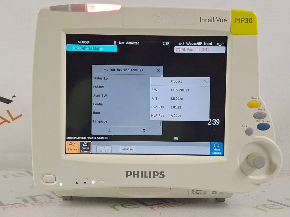 Philips IntelliVue MP30 Patient Monitor