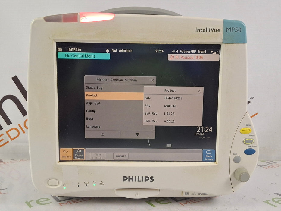 Philips IntelliVue MP50 Patient Monitor