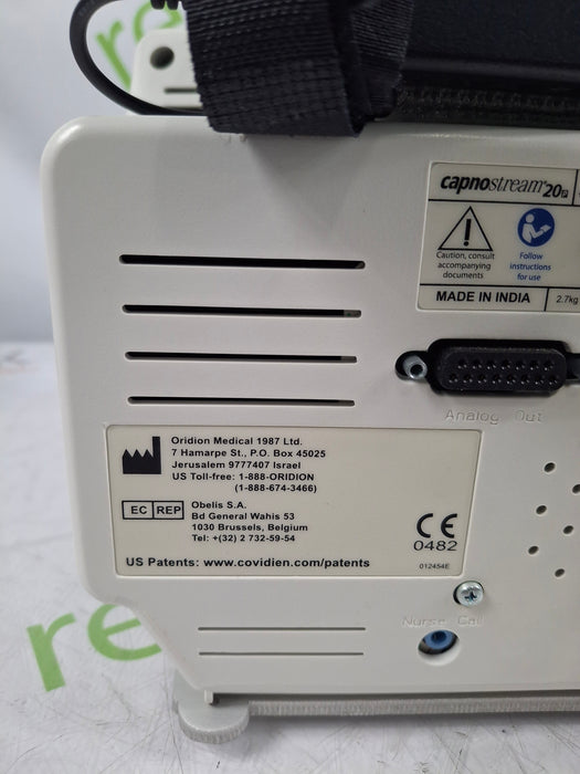 Oridion Capnostream 20P Capnography Monitor