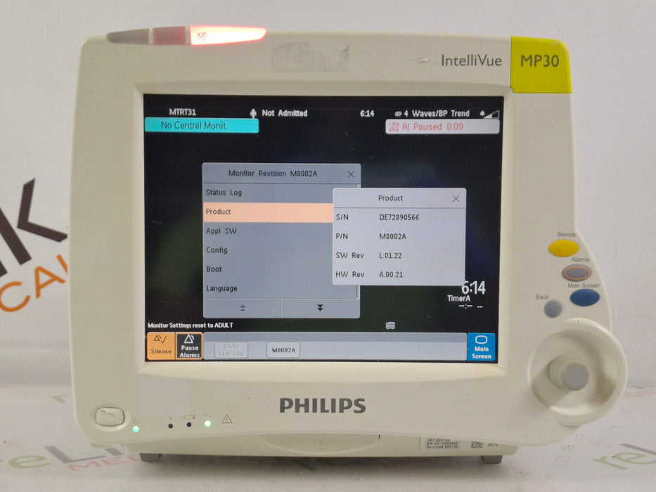 Philips IntelliVue MP30 Patient Monitor