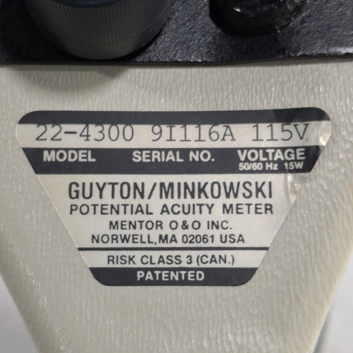 Guyton Minkowski 22-4300 Potential Acuity Meter