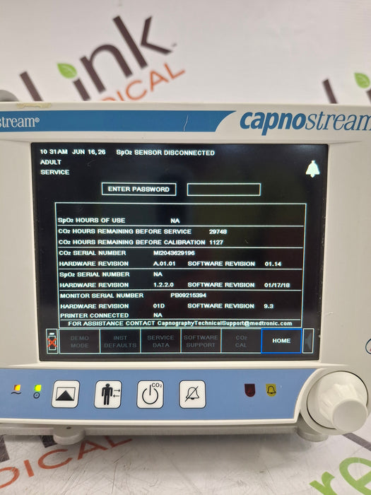 Oridion Capnostream 20P Capnography Monitor